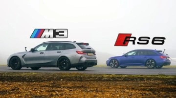 BMW M3 Touring ve Audi RS6 Drag Yarışında Karşı Karşıya