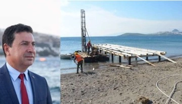 Bodrum Belediye Başkanı Aras, kendi iskelesini yıktırdı