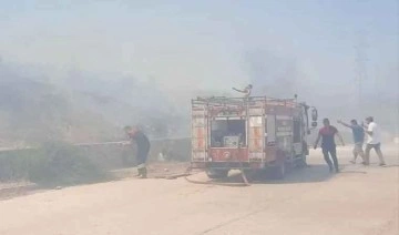 Bodrum'da makilik yangını