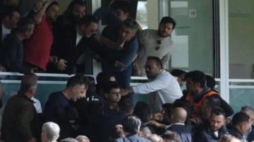Bodrumspor - Çaykur Rizespor maçı sonrası yöneticiler arasında kavga!