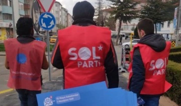 Bolu'da bildiri dağıtan SOL Partili 4 kişi gözaltına alındı