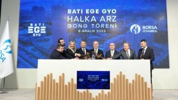 Borsa İstanbul’da gong, Batı Ege GYO için çaldı