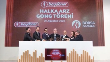 Borsa İstanbul'da gong Baydöner için çaldı!