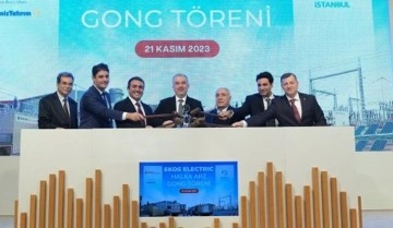 Borsa İstanbul’da gong EKOS için çaldı