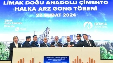 Borsa İstanbul'da gong Limak Doğu Anadolu Çimento için çaldı