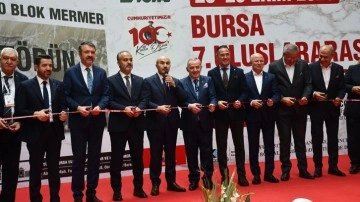 Bursa 7. Uluslararası Blok Mermer Fuarı başladı