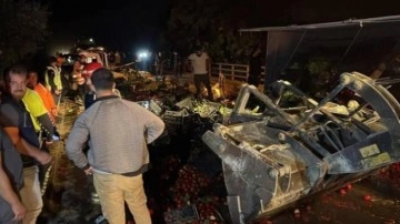 Bursa'da kamyon ile kamyonet çarpıştı: 1 ölü, 6 yaralı