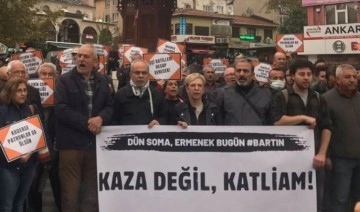Bursa'da 'maden faciası' protestosu: 'AKP-MHP iktidarı, bu katliama bilerek göz