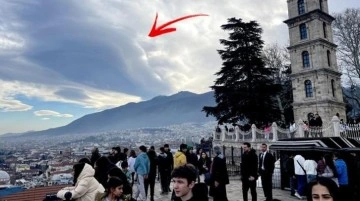 Bursa'yı dünya gündemine taşıyan mercek bulutu yeniden görüldü! Bu kez daha büyük