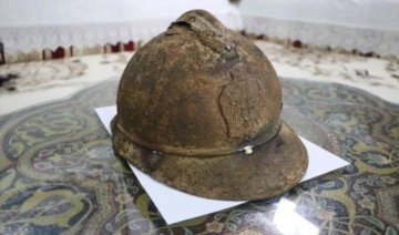 'Büyük Taarruz' alanında 100 yıllık miğfer ve mermiler bulundu