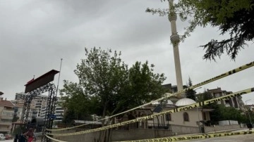 Çankırı'da cami minaresi uyarısı! Çevresindeki binalara tahliye kararı verildi