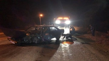 Çankırı'da korkunç kaza! İki araç kafa kafaya çarpıştı: 7 yaralı