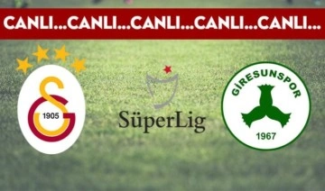CANLI ANLATIM: Galatasaray 0-0 Giresunspor