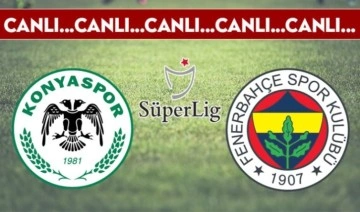 CANLI ANLATIM: Konyaspor - Fenerbahçe
