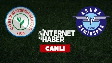 Çaykur Rizespor - Adana Demirspor / CANLI