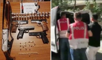 Cephaneliği aratmadı: Ataşehir'de 'yasadışı silah' satılan markete baskın
