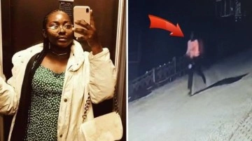 Cesedi bulunan Gabonlu genç kızın, çıplak ayak sokakta koşarken son görüntüleri ortaya çıktı