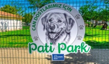 Çeşme’de köpekler için üç 'Pati Park' daha hizmete girdi!
