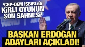 CHP-DEM işbirliği: Kirli oyunun son sahnesi! Erdoğan adayları açıkladı!