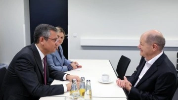 CHP Genel Başkanı Özel, Almanya Başbakanı Olaf Scholz ile görüştü