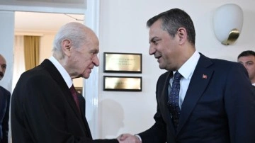 CHP Genel Başkanı Özgür Özel, MHP Genel Başkanı Devlet Bahçeli'yi ziyaret etti