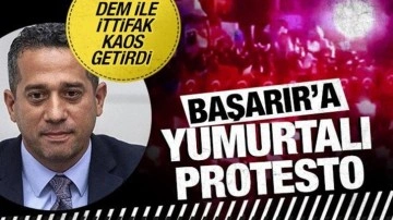 CHP’de kaos ve kavga bitmiyor! Ali Mahir Başarır'a Mersin'de yumurtalı protesto