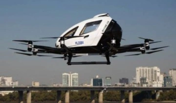 Çin yapımı drone taksi, Japonya'da tanıtım uçuşu gerçekleştirdi