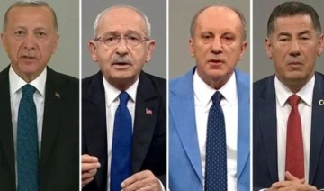 Cumhurbaşkanı adayları TRT'de propaganda konuşmalarını yaptı