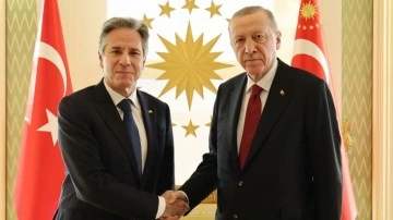 Cumhurbaşkanı Erdoğan, ABD Dışişleri Bakanını kabul etti