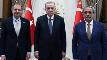 Cumhurbaşkanı Erdoğan, Almanya Federal Başsavcısı Frank'ı kabul etti