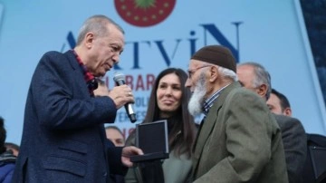 Cumhurbaşkanı Erdoğan, Binali dedeye verdiği sözü tuttu