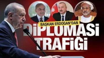 Cumhurbaşkanı Erdoğan'dan diplomasi trafiği!