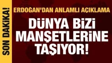 Cumhurbaşkanı Erdoğan: Dünya bizim İHA'larımızı manşetlerine taşıyor