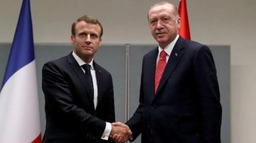 Cumhurbaşkanı Erdoğan, Fransa lideri Macron ile görüştü