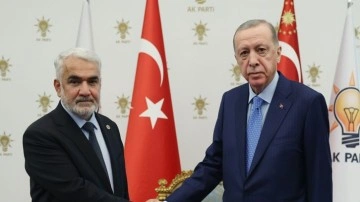 Cumhurbaşkanı Erdoğan, HÜDA PAR Genel Başkanı Zekeriya Yapıcıoğlu'nu kabul etti