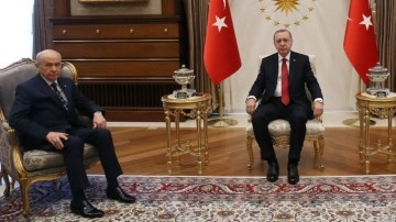 Cumhurbaşkanı Erdoğan ile MHP lideri Bahçeli'den sürpriz görüşme