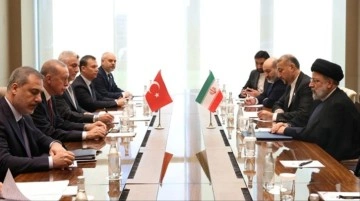 Cumhurbaşkanı Erdoğan, İran lideri Reisi ile görüştü! İkisinin de gündeminde Gazze var