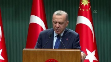 Cumhurbaşkanı Erdoğan Kabine Toplantısı'nın ardından millete seslendi: (3)
