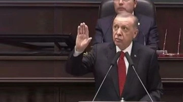 Cumhurbaşkanı Erdoğan, Kılıçdaroğlu'nu eleştirdiği sırada hareketlenen salonu böyle susturdu
