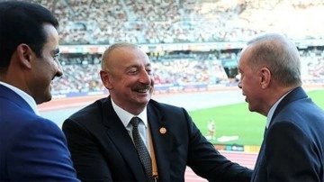 Cumhurbaşkanı Erdoğan Macaristan'da İlham Aliyev ve Katar Emiri Al Sani ile görüştü