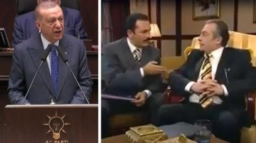 Cumhurbaşkanı Erdoğan, muhalefete 19 yıl önceki dizi sahnesiyle gönderme yaptı