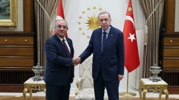 Cumhurbaşkanı Erdoğan, Önder Aksakal ile görüştü