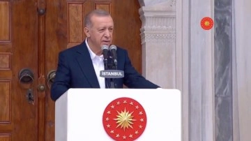 Cumhurbaşkanı Erdoğan restore edilen camiyi açtı: Her camimiz manevi muhafız
