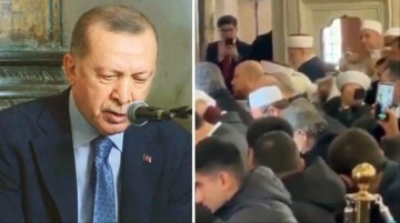 Cumhurbaşkanı Erdoğan, Süleymaniye Camii'nde Kur'an-ı Kerim okudu