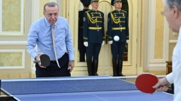 Cumhurbaşkanı Erdoğan, Tokayev ile Astana'da rövanş maçına çıktı