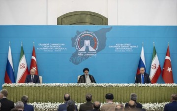 Cumhurbaşkanı Erdoğan, Türkiye-İran-Rusya Üçlü Zirvesi'nin açılışında konuştu: (2)