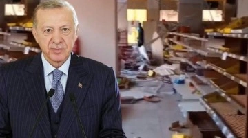 Cumhurbaşkanı Erdoğan: Yağmalama olaylarına OHAL yetkileri ile müdahale edilecek