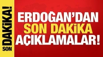 Cumhurbaşkanı Erdoğan'dan Aksaray'da önemli açıklamalar...