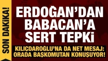 Cumhurbaşkanı Erdoğan'dan Ali Babacan'ın Baykar açıklamasına tepki