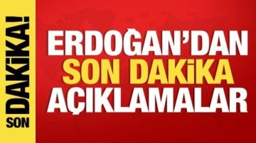 Cumhurbaşkanı Erdoğan'dan Burdur'da önemli açıklamalar